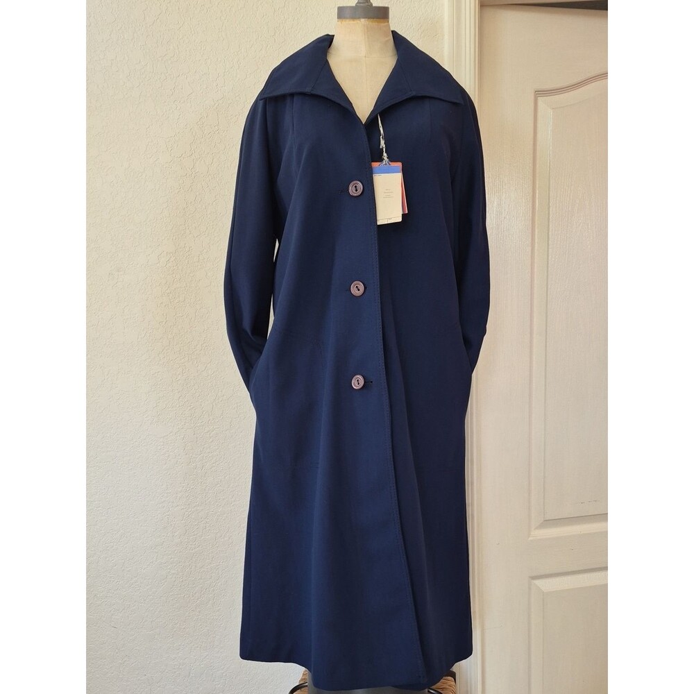 Dupont Zepel Vtg. Rain/ Stain Repeller Trench Sz Large